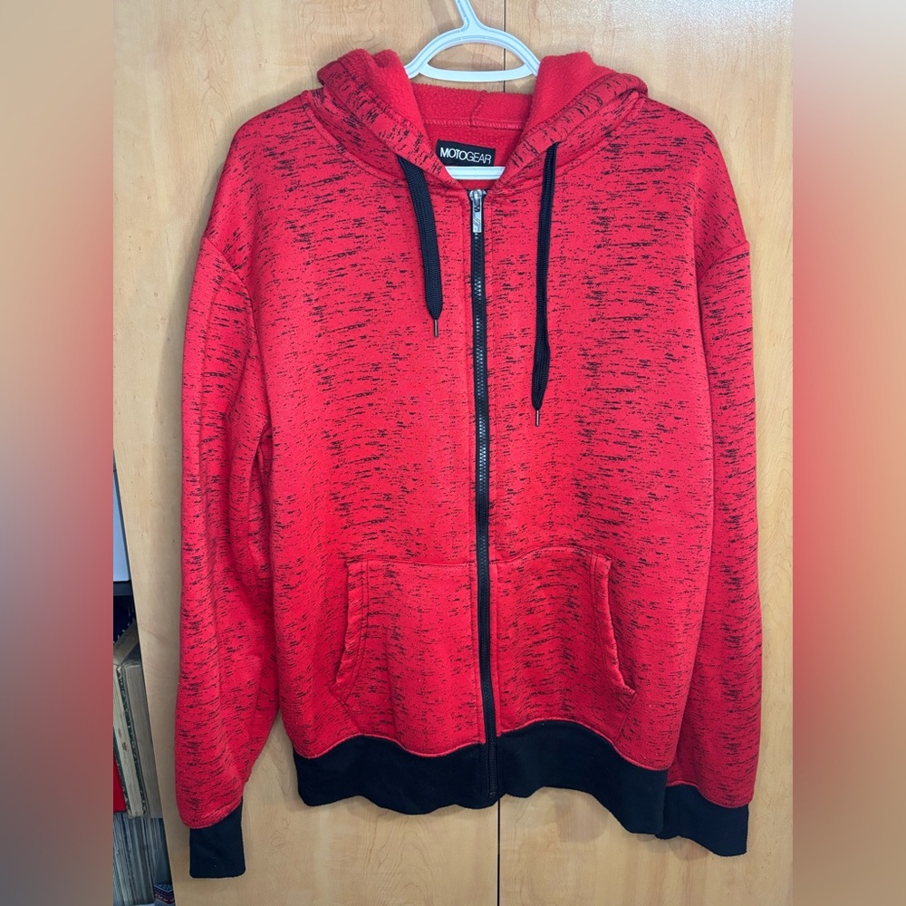 Men’s sweater, Zip up, Size large, MotoGear